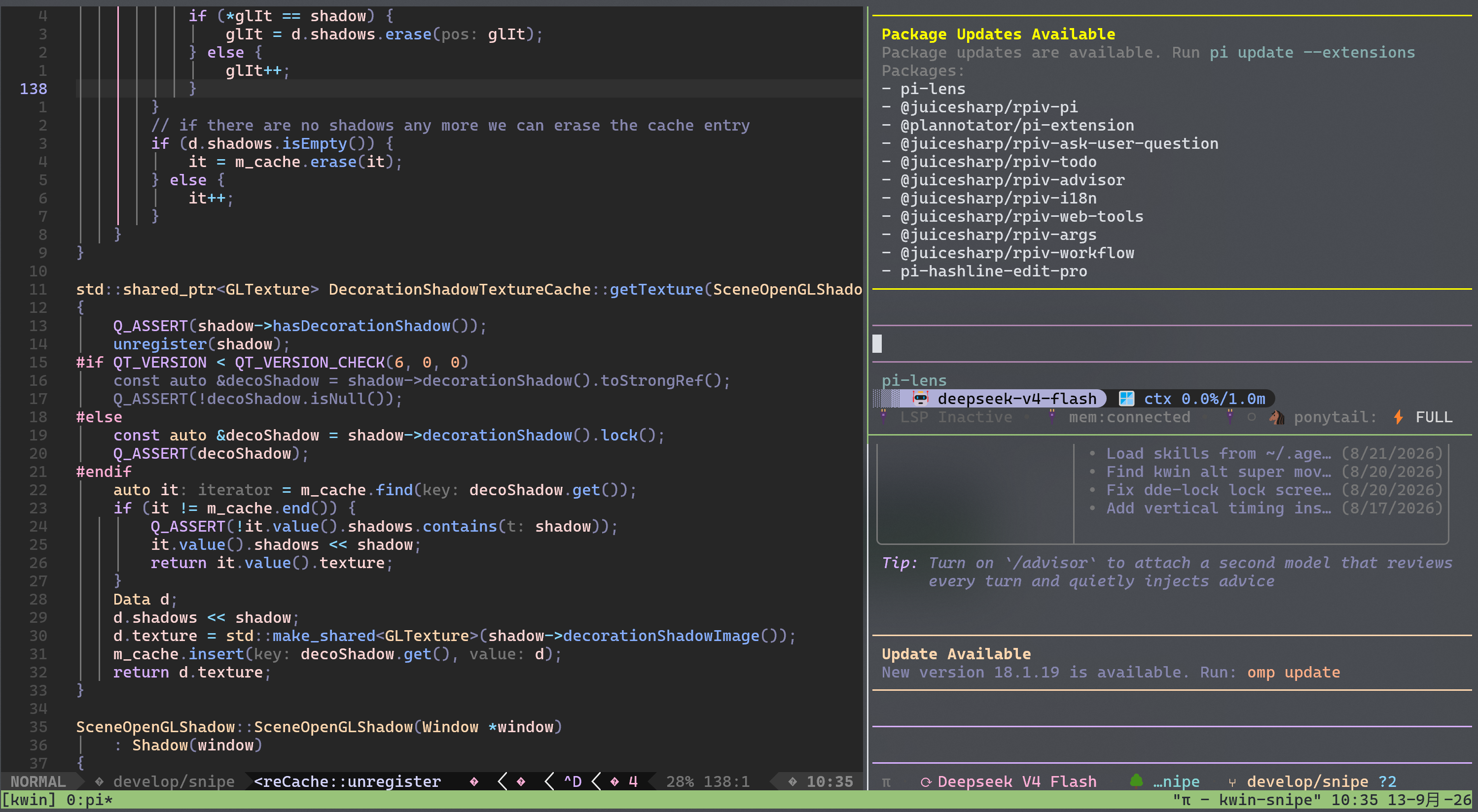 tmux sessions